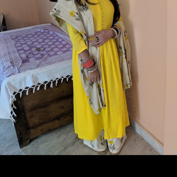 Elegant Anarkali plazo Suit - Picture 2 of 2